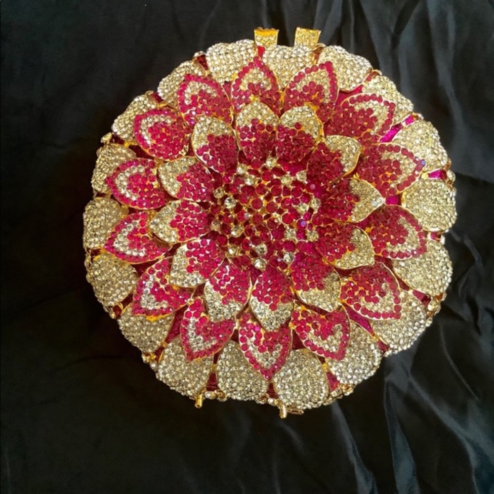 Natasha Couture Flower Clutch - Picture 2 of 4